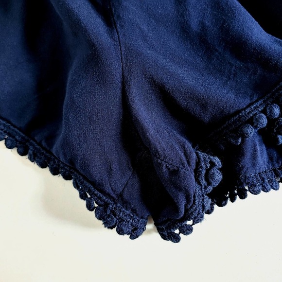 Navy Blue Spaghetti Strap Romper Sz M - Picture 5 of 8